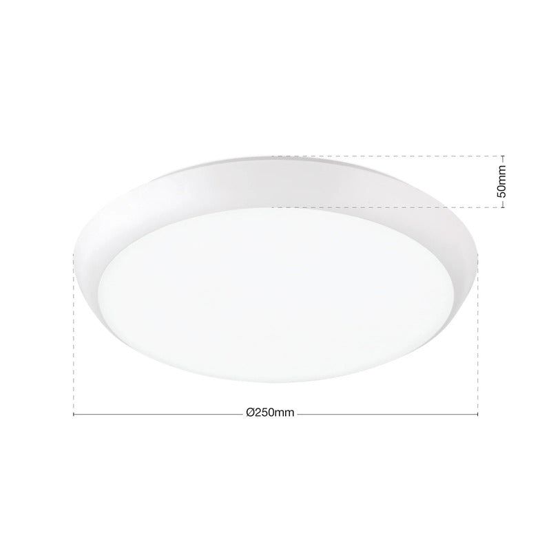 Orion LED-Deckenleuchte Maggy 25 cm weiß CCT IP65 Kunststoff 9003090278138 - 9003090278138