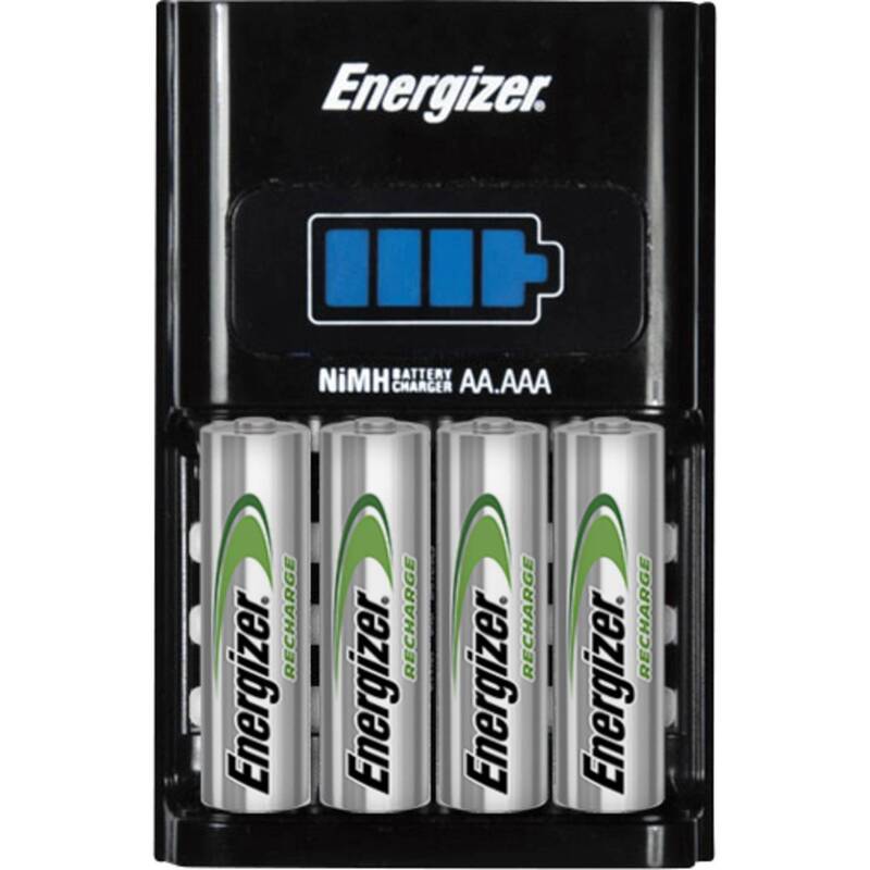 Energizer Rundzellen-Ladegerät Batterie-Ladegerät Laden NiMH Micro AAA Mignon AA - 7638900421248