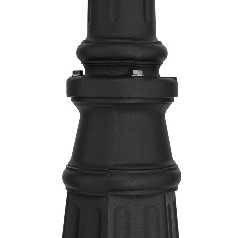 Lindby Außenleuchte Gartenleuchte Edana LED Pollerleuchte anthrazit 211cm IP44 - 4251096500387