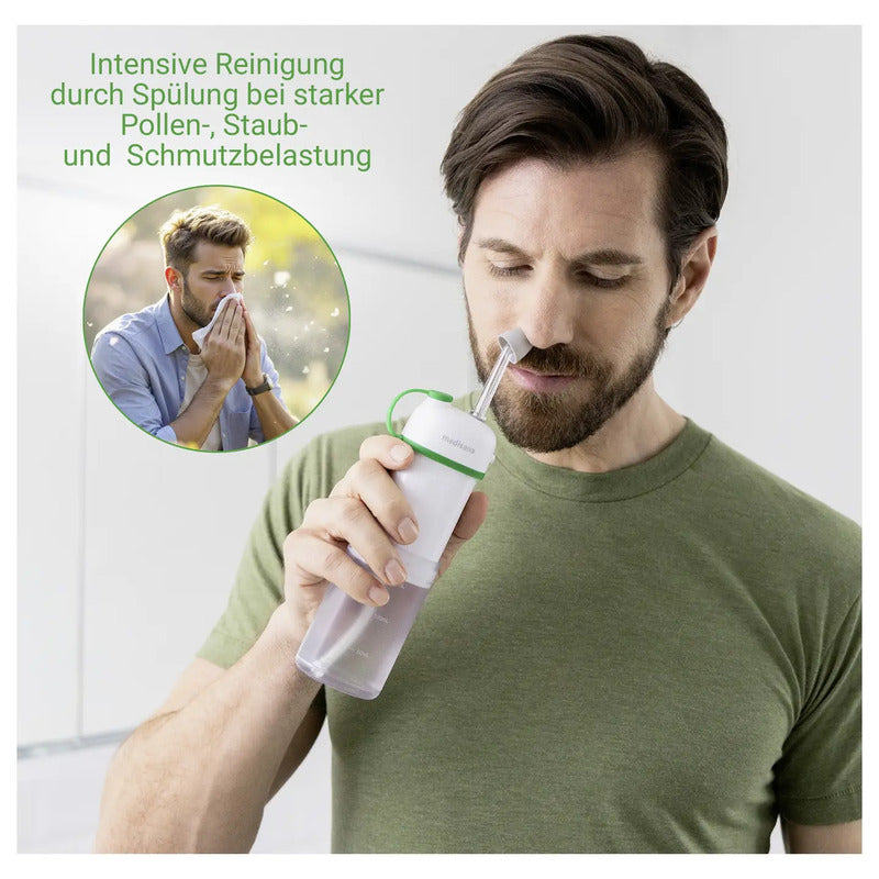 Medisana Nasendusche Nasenspülung Nasendusche zur Nasenhygiene UKCA geprüft - 4015588545955