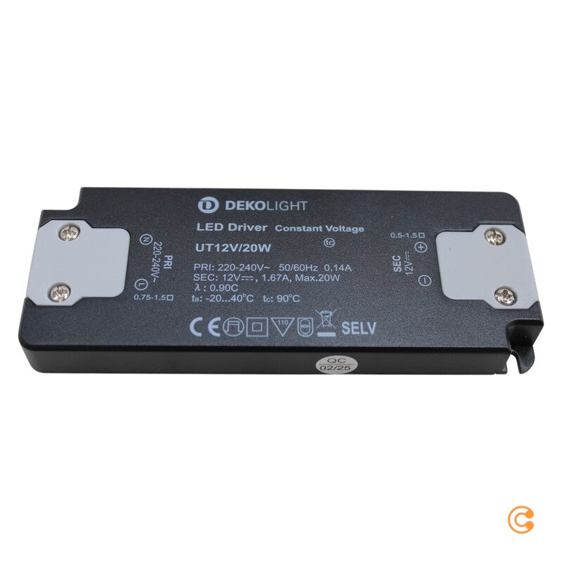 Deko Light LED Treiber Netzteil FLAT CV UT12V 20W Stromversorgung 12V 1 Stück - 4042943170385