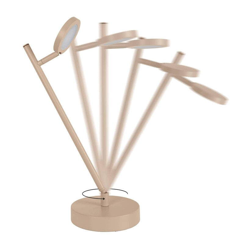 Näve LED Table Lamp Lupa, Beige, Height 45 Cm, Metal Touchdim - 4003222893166