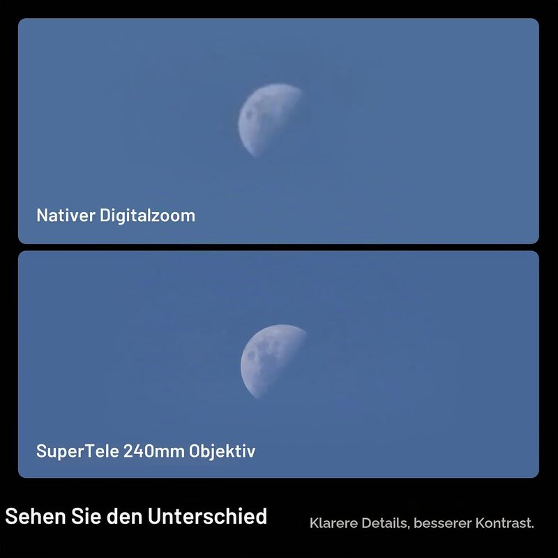 Moment SuperTele 240 mm Objektiv II Teleobjektiv für Smartphone Kamera 240mm - 0850079113640
