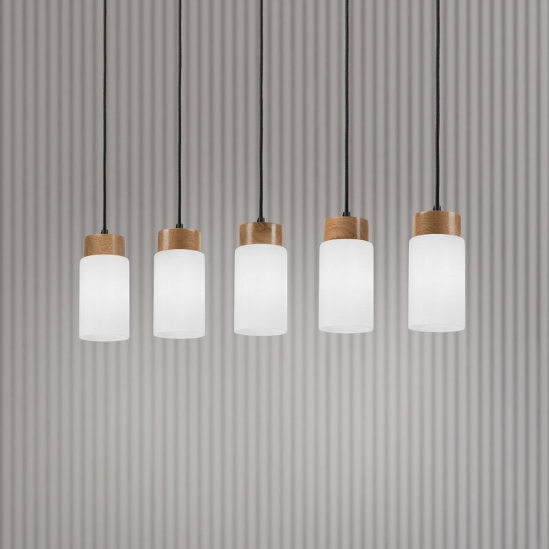 Lamkur Lighting Hängeleuchte Pendelleuchte Opalglas 100 cm SIEHE TEXT/FOTO - 5907687453646