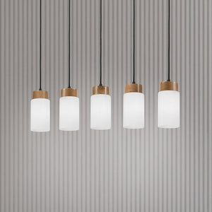 B-Ware Lamkur Lighting Hängeleuchte Pendelleuchte Opalglas 100 cm SIEHE TEXT/FOTO