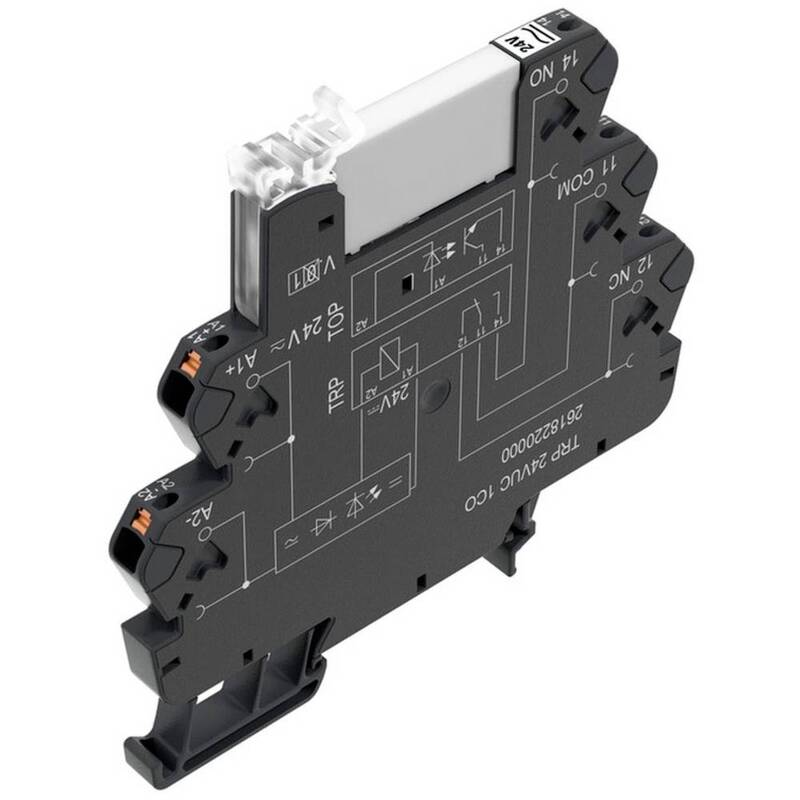 Weidmüller TRP 230VUC 1CO Koppelrelais Relais 230V DC AC 6A Wechsler 10 St - 4050118670783