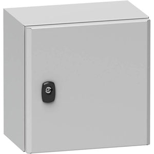 B-Ware Schneider Electric Gehäuse NSYS3DEX5420 Stahl IP66 400x500x200mm Lichtgrau 1 St.