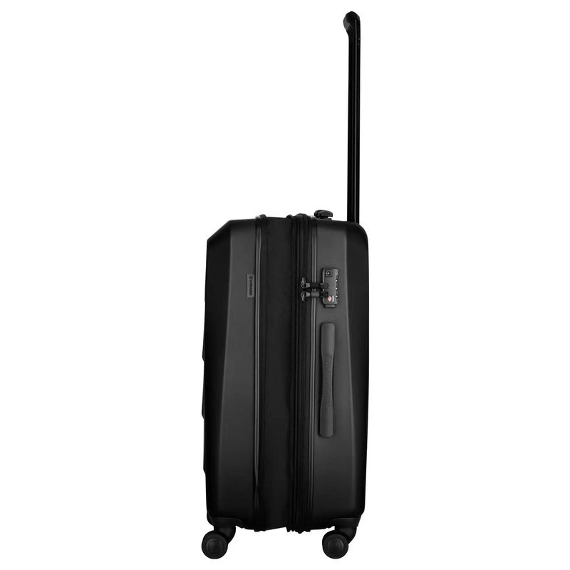 Wenger Schalenkoffer Trolley Prymo Medium Schwarz Reisekoffer 4 Rollen 450x650mm - 7611160242488