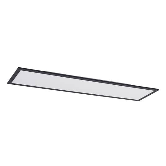 Lindby Panel Deckenleuchte LED Leuchte schwarz Aluminium Kunststoff Fernbedienun - 4251911739404