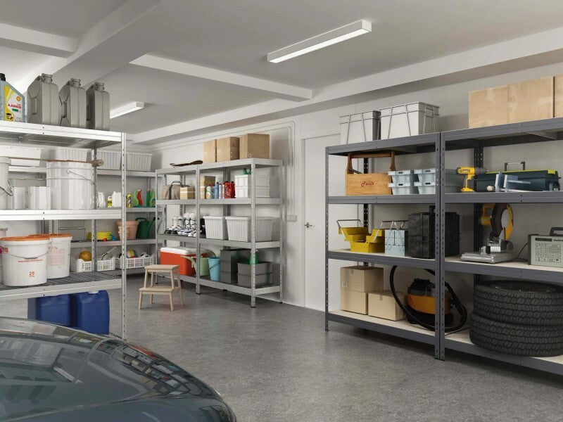 Ar Shelving Metallregal Rivet M 210kg modular Steckregal anthrazit 180x90cm - 8586002701609