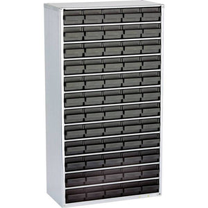 B-Ware Raaco Stahlmagazin ESD 1260-00 60 Fächer inkl. Erdungskabel schwarz