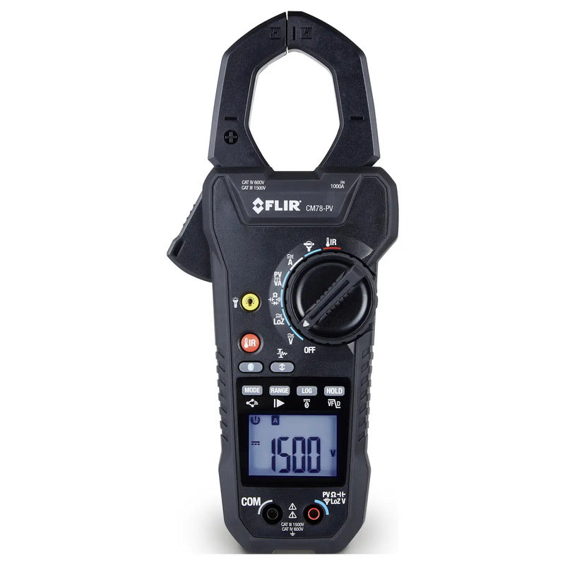 Solar Clamp Meter,1500 V,Plastic/Metal - 0793950370759