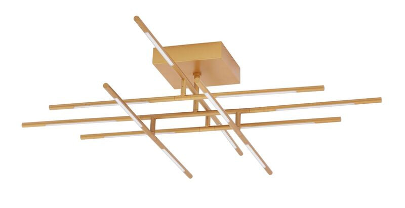 Nova Luce Deckenleuchte Deckenlampe LED Messing Warmweiß dimmbar RACCIO - 5212017420541
