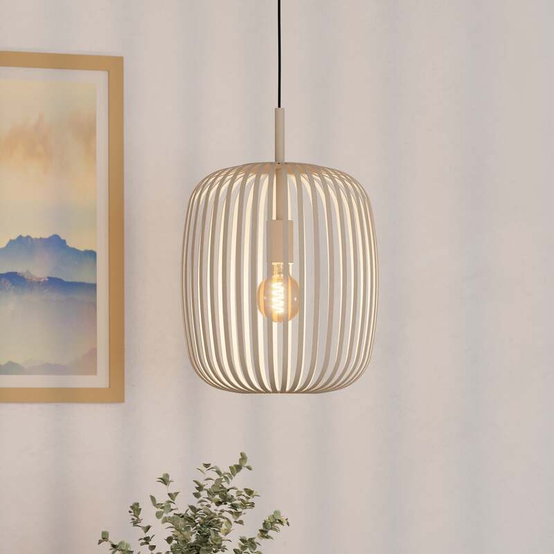 Eglo Hängeleuchte Pendelleuchte Romazzina LED Lampe dimmbar sand Ø33cm Metall - 9008606244300