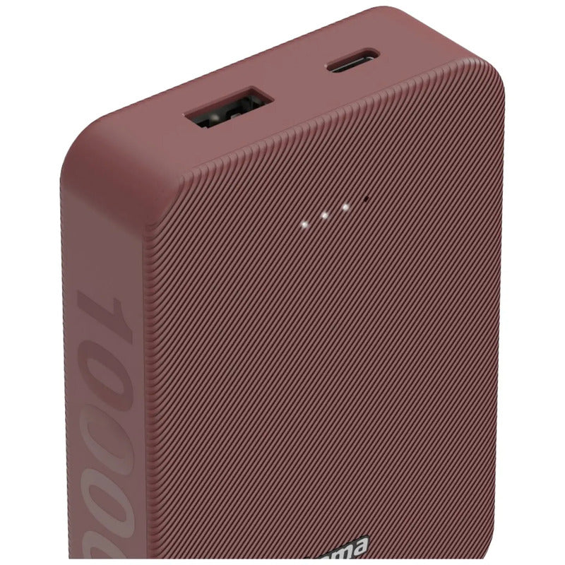 Hama Powerbank Akku 10000 mAh Fast Charge Zusatzakku Rot 2x USB-A 3000 mA - 4047443514769