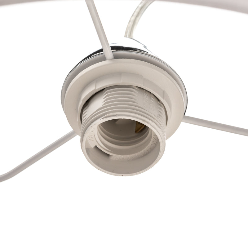 Kobo Hängeleuchte Pendelleuchte Lampe dimmbar graphit grau weiß 25cm Ø45cm - 5903689181464
