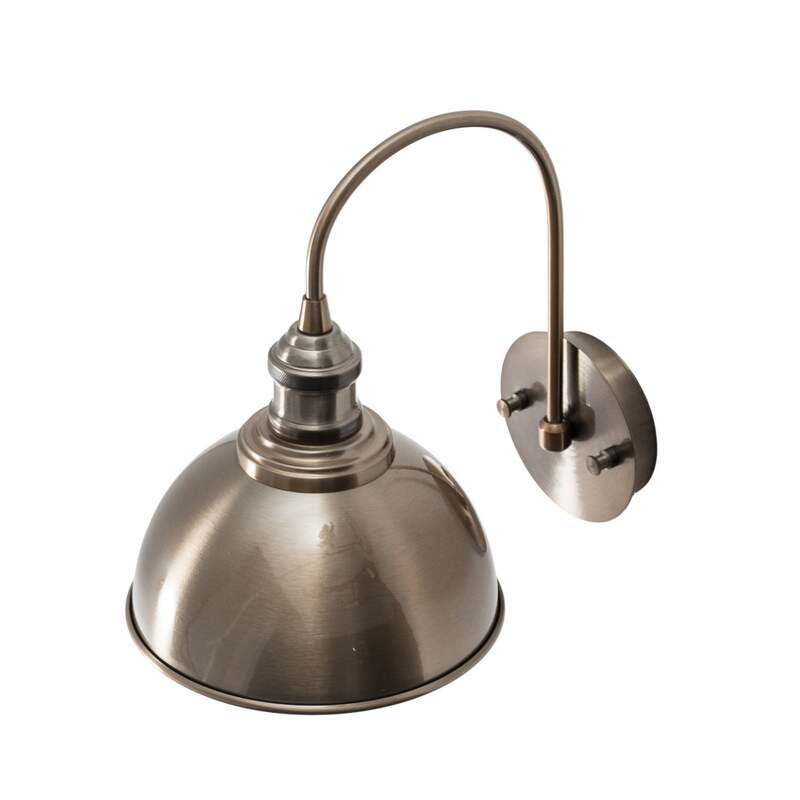 Opviq Wandleuchte Saglam altmessing 36 cm dimmbar Metall für Innenräume - 8684283492367