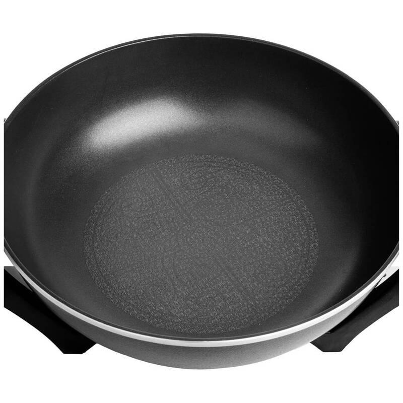 Tristar PZ-9130 Elektro-Wok Elektrische Wokpfanne Elektropfanne Pfanne Schwarz - 8713016109590