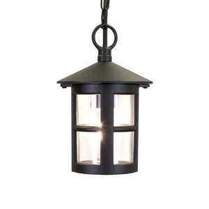 B-Ware Elstead Außen-Hängeleuchte Gartenleuchte Hereford LED Lampe schwarz klar IP43