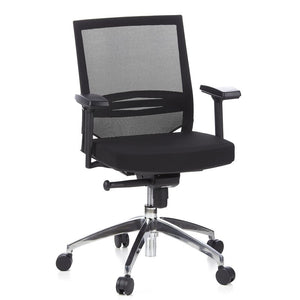 B-Ware hjh OFFICE Bürostuhl Chefsessel PORTO PRO Drehstuhl Schreibtisch Stoff schwarz