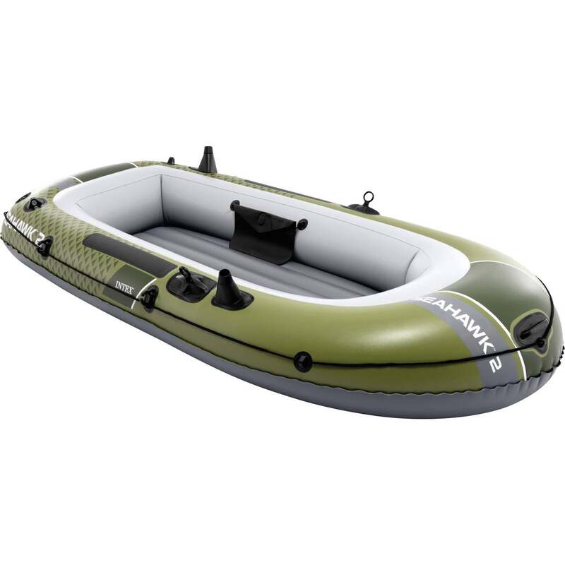 Intex Seahawk 2 Boot Sportboot bis 240 kg Angelboot mit Paddeln und Pumpe - 6941057430645