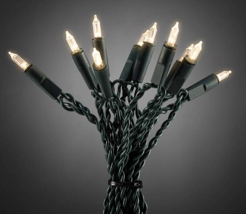 Konstsmide 6304-120 Mini-Lichterkette Innen netzbetrieben 100 LED Warm-Weiß - 7318306304627