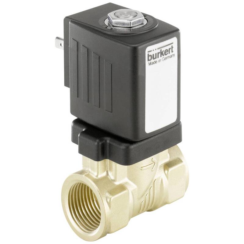 Bürkert Magnetventil Ventil Durchgangsventil Flüssigkeit Messing G1 230V - 4053913016305