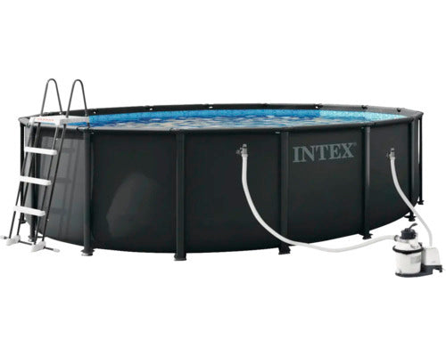 Intex Aufstellpool Framepool-Set Ultra XTR Ø 488cm rund Handtuchheizkörper - 6941057431611