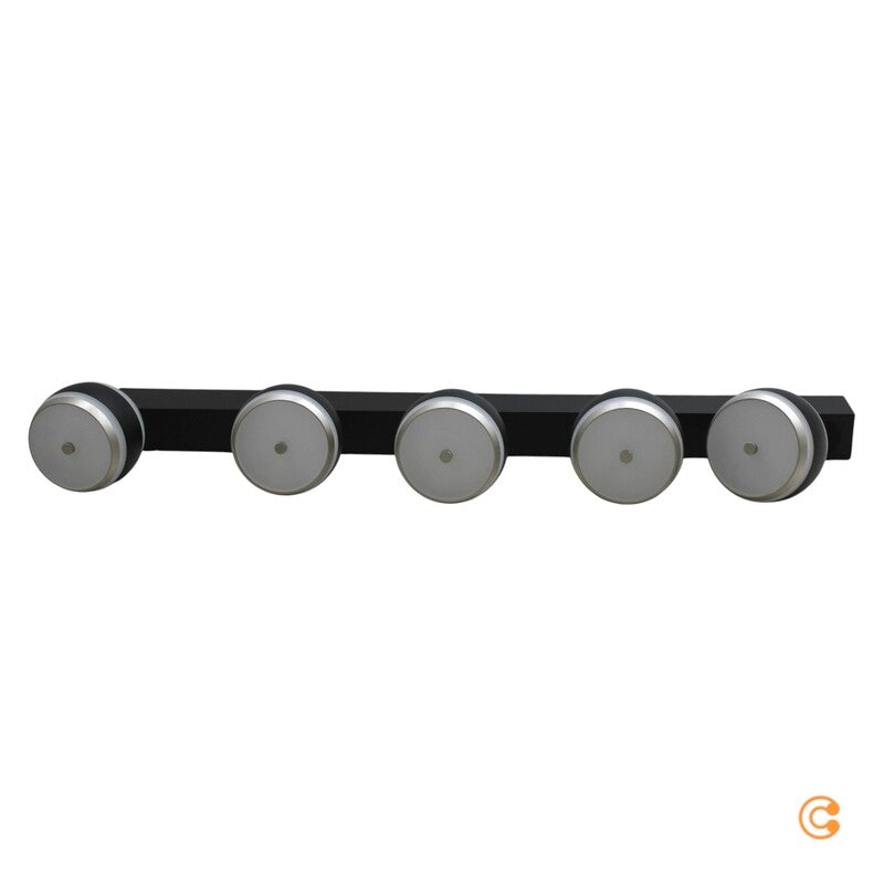 Paul Neuhaus PURE LED Hängelampe Falling Rings schwarz Fernbedienung 101 cm 5flg - 4012248396575