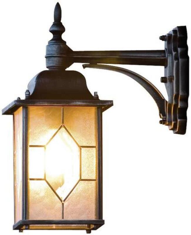 Konstsmide Milano 7248-759 Außenwandleuchte Energiesparlampe LED E27 75W Schwarz - 7318302487591