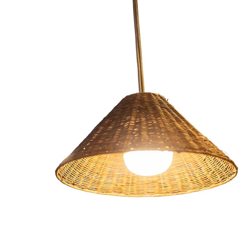 Newgarden Calobra LED-Pendellampe Akku Holz 18cm dimmbar IP54 Fernbedienung - 8435578501161