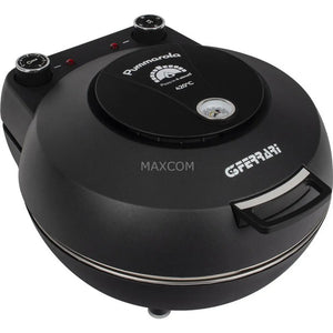 B-Ware G3Ferrari Pizzaofen Pummarola 1200W Schwarz Silber 28cm 420°C einfach Pizzastein