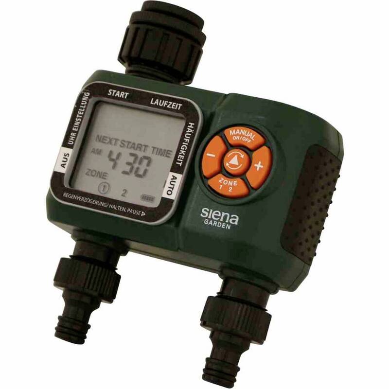 Siena Garden Bewässerungscomputer L77450 WT2200 Gartenbewässerung 1-360min 353g - 4055938420266
