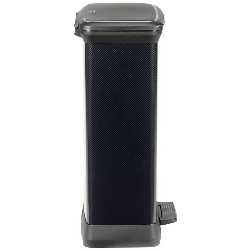 Curver Deco bin metalics 246364 Mülleimer 50 l 390 x 720 x 290 mm Eimer Tonne - 3253922162678