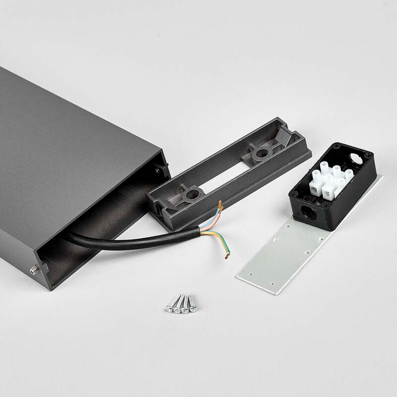 Lucande Wegeleuchte Gartenleuchte Leya LED Pollerleuchte anthrazit 65cm IP54 - 4251096503234