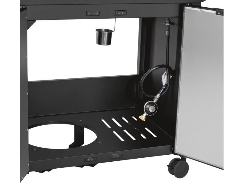 Jamestown Gasgrill 4-Brenner Knox II Grill mit Seitenbrenner für vielseitige - 4007873218415