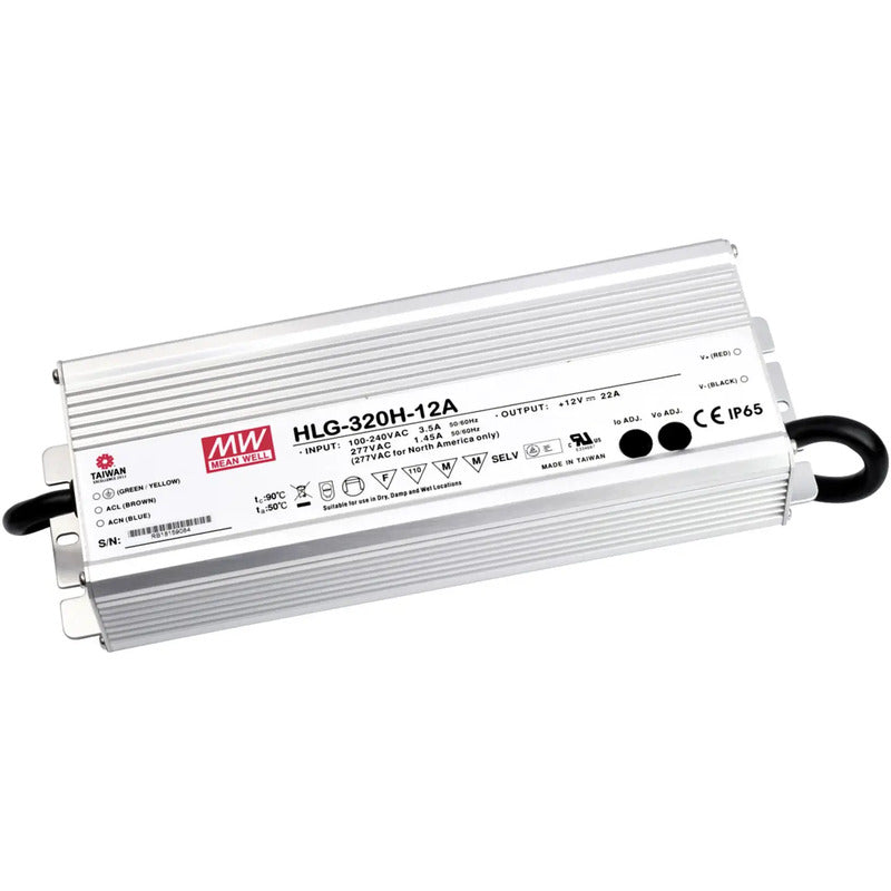 Mean Well LED-Treiber HLG-320H-24A Konstantspannung 320W 24V/DC PFC IP65 Trafo - 4711287450933