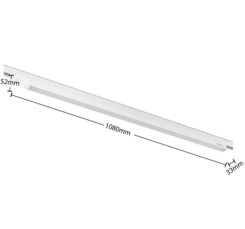 Arcchio LED Schienenleuchte Harlow Lampe Deckenleuchte 3200 Lumen warmweiß 109cm - 4251096583700