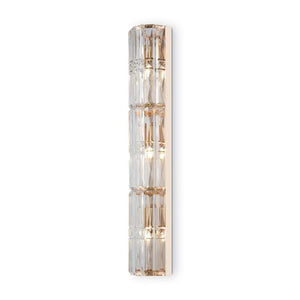 B-Ware Maytoni Wandleuchte Hängeleuchte Facet LED Lampe goldfarben 75,2cm Höhe
