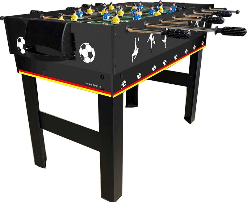 Izzy 4-in-1 Multi-Kicker Tischfußball Billard Tischtennis Air Hockey 123cm - 4047385499155