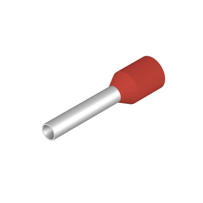 Weidmüller Aderendhülse H1,5/16 R Verbindungselement 1,5mm² 10mm Rot 500 Stück - 4008190141745