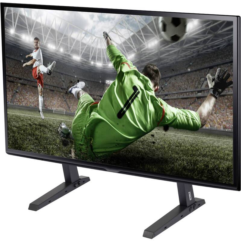 SpeaKa Professional TV-Standfuß Fernseher Halterung 33-94cm schwarz starr 35kg - 4053199523740