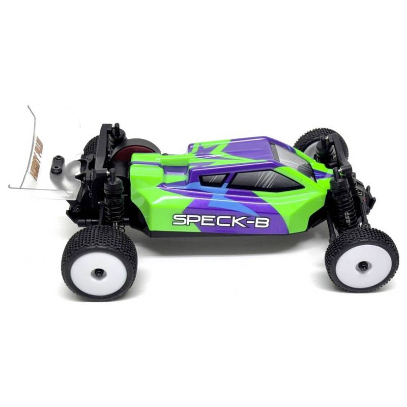 Hobby Plus RC Buggy Speck-B 1:24 2WD Elektro Modellauto Brushed Creme Grün - 4250650968588