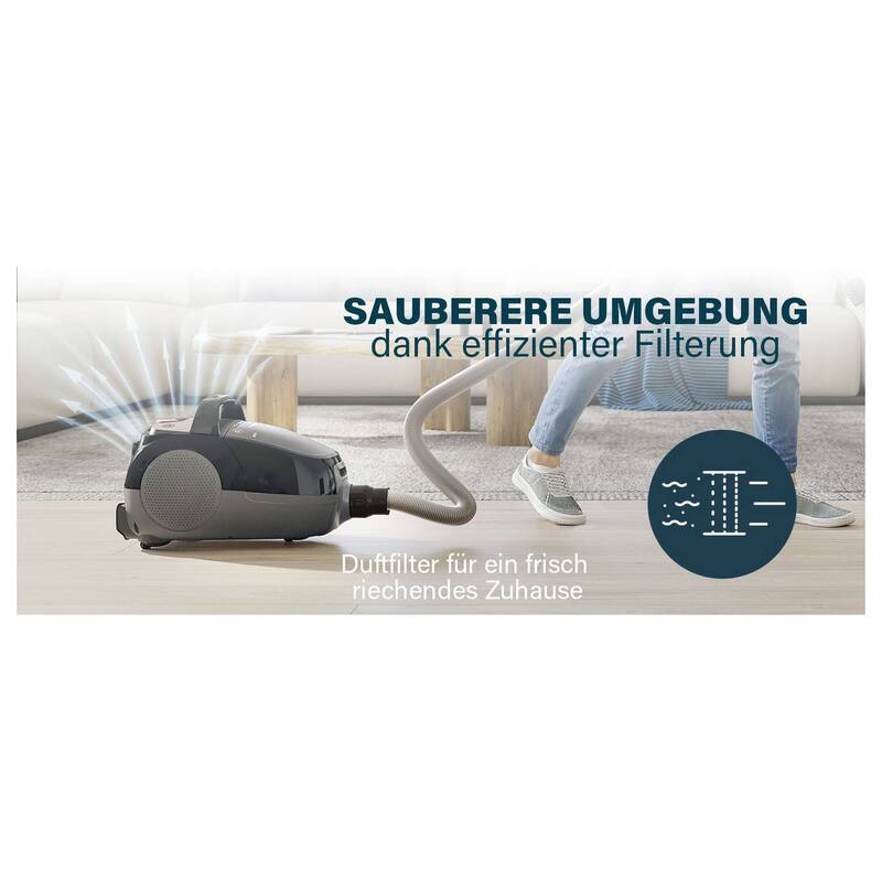 Princess Staubsauger Bodenstaubsauger 800W HEPA Staubbeutel schwarz 4l 9m - 8711387998386