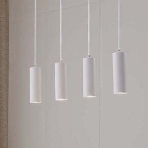 B-Ware Lindby Hängeleuchte Joffrey LED Pendelleuchte Lampe dimmbar weiß 76cm 4-flg
