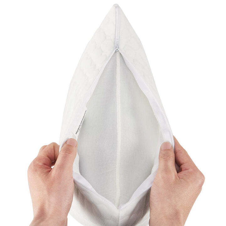 Kopfkissen 2er Set Bequeme Kissen Atmungsaktiv Hypoallergen Weiß 40x60cm - 4262437182032