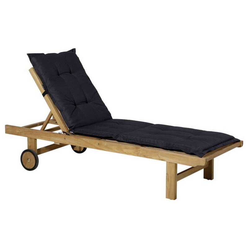 Madison Liegenauflage Relaxliege LIGSA052 Auflage Schwarz 200x60cm 2kg 7cm dick - 8713229115166