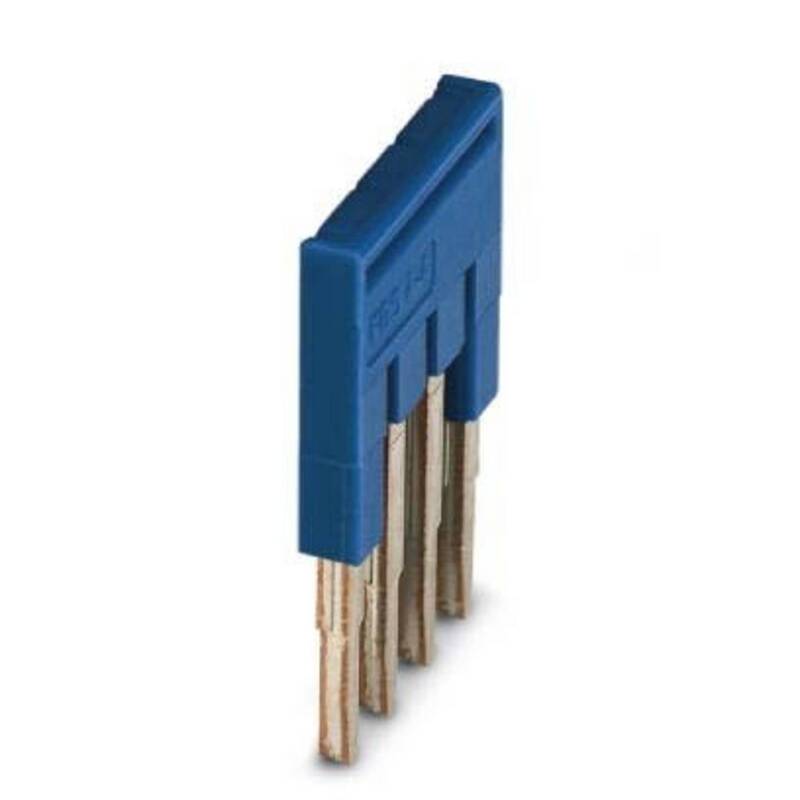 Phoenix Contact Steckbrücke FBS 4-4 BU 4-polig blau 50 Stück steckbar 17,5A - 4046356661690