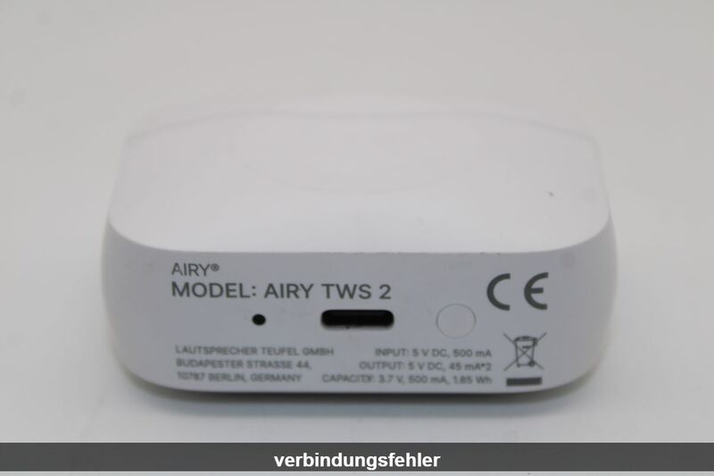 Teufel Kopfhörer AIRY TWS 2 Bluetooth In-Ear Headset Noise Cancelling weiß 9h - 4048945587633