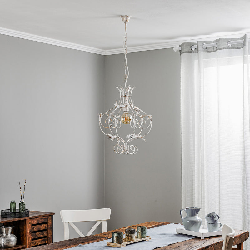 Hängeleuchte Contessa LED Pendelleuchte Lampe dimmbar weiß Made in Europe 40cm - 8030626540958